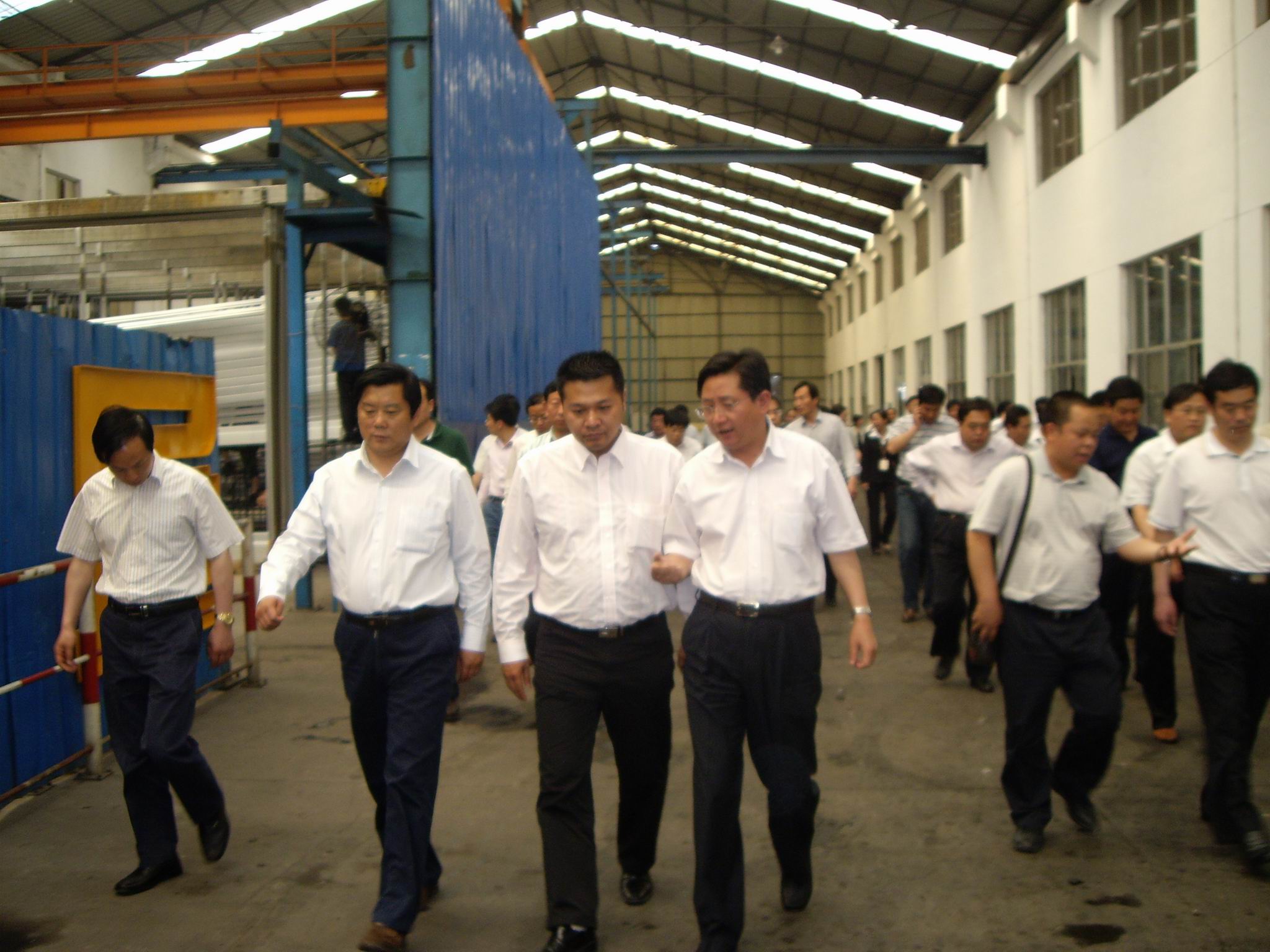 江苏沛县向导到我山东分公司旅行考察