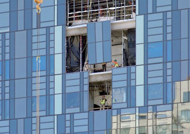 在幕墙施工的历程中，，有哪些注重事项？？？？？