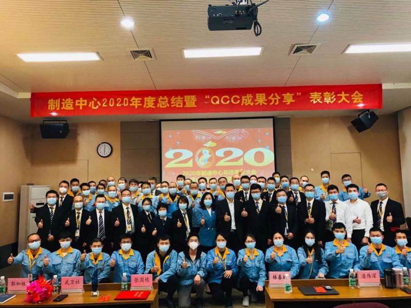 制造中心2020年度总结暨“QCC效果分享”表扬大会圆满乐成