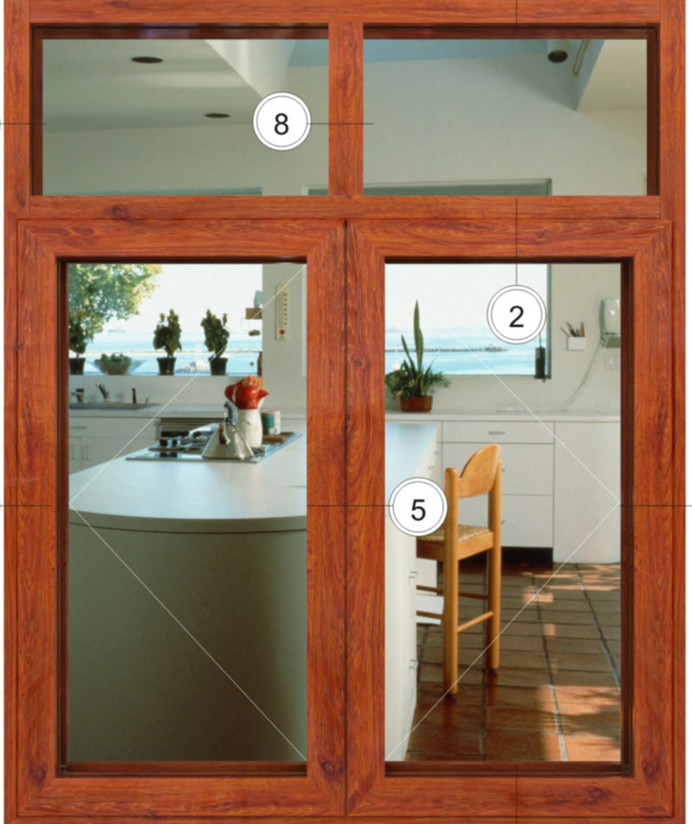 WGR130带金刚网平开门窗